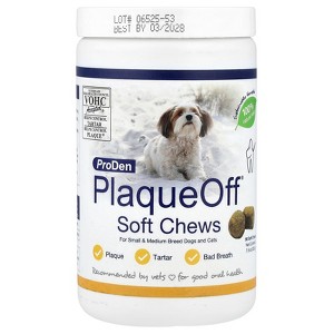 ProDen PlaqueOff® Soft Chews, For Small & Medium Breed Dogs & Cats, 90 Soft Chews, 7.9 oz (225 g) - 1 of 3