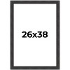 PosterPalooza | Traditional Black Picture Frame - UV Acrylic, Foam Board Backing, Hanging Hardware - 2 of 4