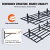 Munora 72" x 24.8" Heavy Duty Wall Mounted Garage Shelving (2-Pack) - 1600 lbs Total Capacity Storage Rack - 3 of 4