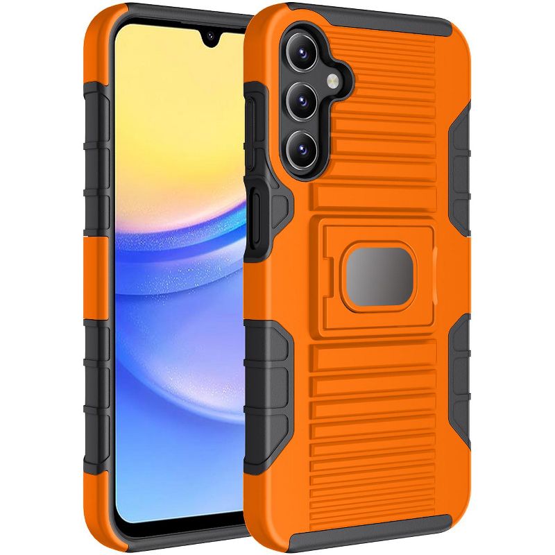 Nakedcellphone Case for Samsung Galaxy A15 5G - Rugged Hybrid Phone Cover with Stand, 1 of 9