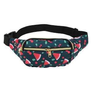 Unique Bargains Watermelon Pattern Fanny Pack 1 Pc - 1 of 4