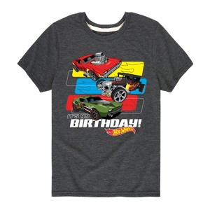 Boys' - Hot Wheels - Its My Birthday Short Sleeve Graphic T-Shirt - 1 of 3