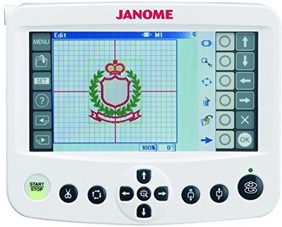 Janome MB-4S White Multi-Needle Computerized Embroidery Machine