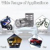 TruAIR Auto Metal Tire Valve Stem Caps, 4pcs Universal Dog Paw for Vehicles - 4 of 4