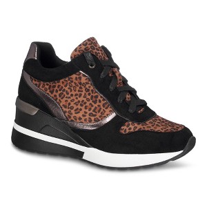 GC Shoes Canali Reptile Wedge Lace-Up Sneaker - 1 of 4