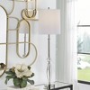 Uttermost Sceptre Crystal Buffet Lamp – Curved Crystal Accents with Polished Nickel, 35.5"H - 2 of 4
