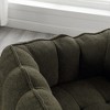 LOVMOR 42.5"Soft Bean Bag Chair with High Resilient Foam(Chips)for living room and bedroom,Coffee - 4 of 4