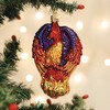Old World Christmas Glass Blown Ornament, Fiery Phoenix - 4 of 4