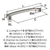 Amerock Revitalize Cabinet Door or Drawer Pull - 4 of 4