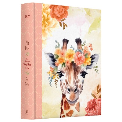 My Bible Skjv for Girls [Floral Giraffe] - by  Barbour Bibles (Hardcover)