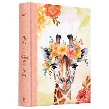My Bible Skjv for Girls [Floral Giraffe] - by  Christopher D Hudson (Hardcover)