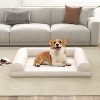 Angel Sar Egg-Crate Orthopedic Dog Bed with 3-Side Bolster, Removable Washable Cover for Medium & Small Dogs, 36x27 Inch Support Bed for Joint Relief - 2 of 4
