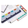 Redi-Tag Laser Printable Index Tabs, 1 1/8 x 1 1/4, 5 Colors, 375/Pack: Multicolor Plastic Filing Accessories, Binder Tabs - 4 of 4