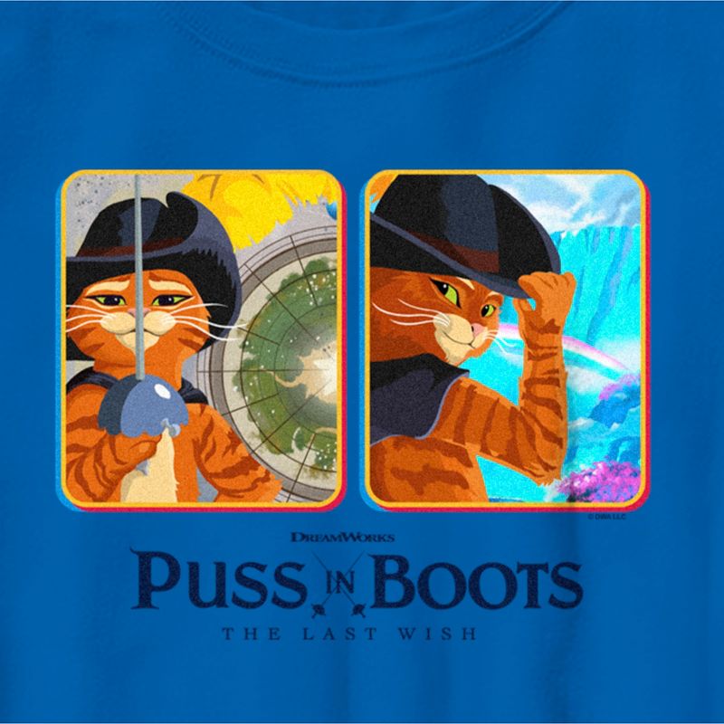 Boy's Puss in Boots: The Last Wish Animated Cards T-Shirt, 2 of 6