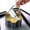 Aoibox Set of 5 Stainless Steel Cake Ring Molds with Pushers for Desserts, Pancakes, and Tuna Tartare - Perfect for Baking Enthusiasts - 2 of 4
