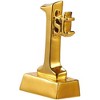 Juvale Gold 1st Place Award Trophy for Sports Tournament Competition, Party Favor, 5.5 x 3.5 x 1.75 in - 3 of 4