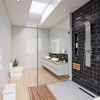 ALFI ABNP0836-BB 8Inch x 36Inch Brushed Black PVD Stainless Steel Vertical Triple Shelf Shower Niche - 3 of 4