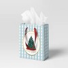 Merry Christmas Tree on Plaid Cub Christmas Gift Bag - Wondershop™ - 2 of 3