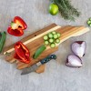 Rock & Branch Origins North Carolina Cutting Board Brown: Acacia, Lightweight, Hand Wash, 18"x8" - 4 of 4