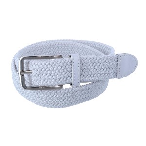 CTM Men's Stretch Braided Woven Belt - 1 of 3