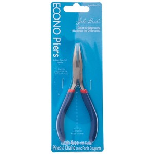 John Bead Econo Pliers Chain Nose w/Cutter | Multi Purpose Tool | Jewelry Tool | Stainless Steel - 1 of 4