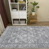Vintage Washable Rug – Non-Slip, Non-Shedding, Low Pile Floral Carpet for Living Room & Bedroom - 4 of 4