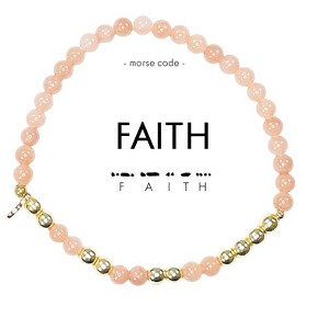 Morse Code Bracelet: FAITH | ETHIC GOODS - 1 of 4