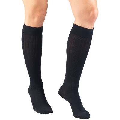 Truform Compression Socks, 15-20 mmHg, Women's Dress Socks, Knee High Over Calf Length