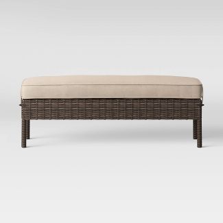 Monroe Chow-Height Dining Bench - Brown - Threshold™