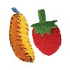AE Cage Company Nibbles Strawberry and Banana Loofah Chew Toys - 2 of 4