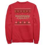 Men's Guardians of the Galaxy Holiday Special Christmas Sweater Print Sweatshirt