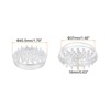 Unique Bargains Plastic Wear Resistant Clear Spiked Furniture Carpet Protectors - 2 of 4