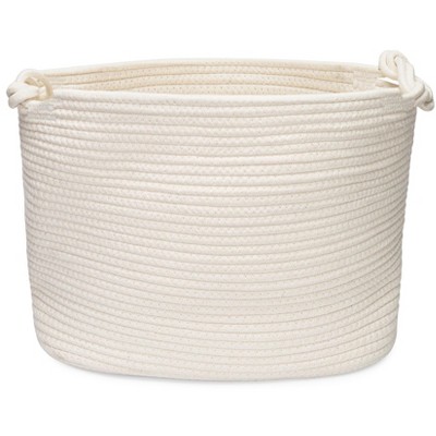 Parker Baby Co. Rope Storage Cube Bin - White : Target