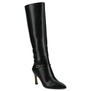 Journee Womens Elara Medium and Wide Width Knee High Dress Boots - 1 of 4