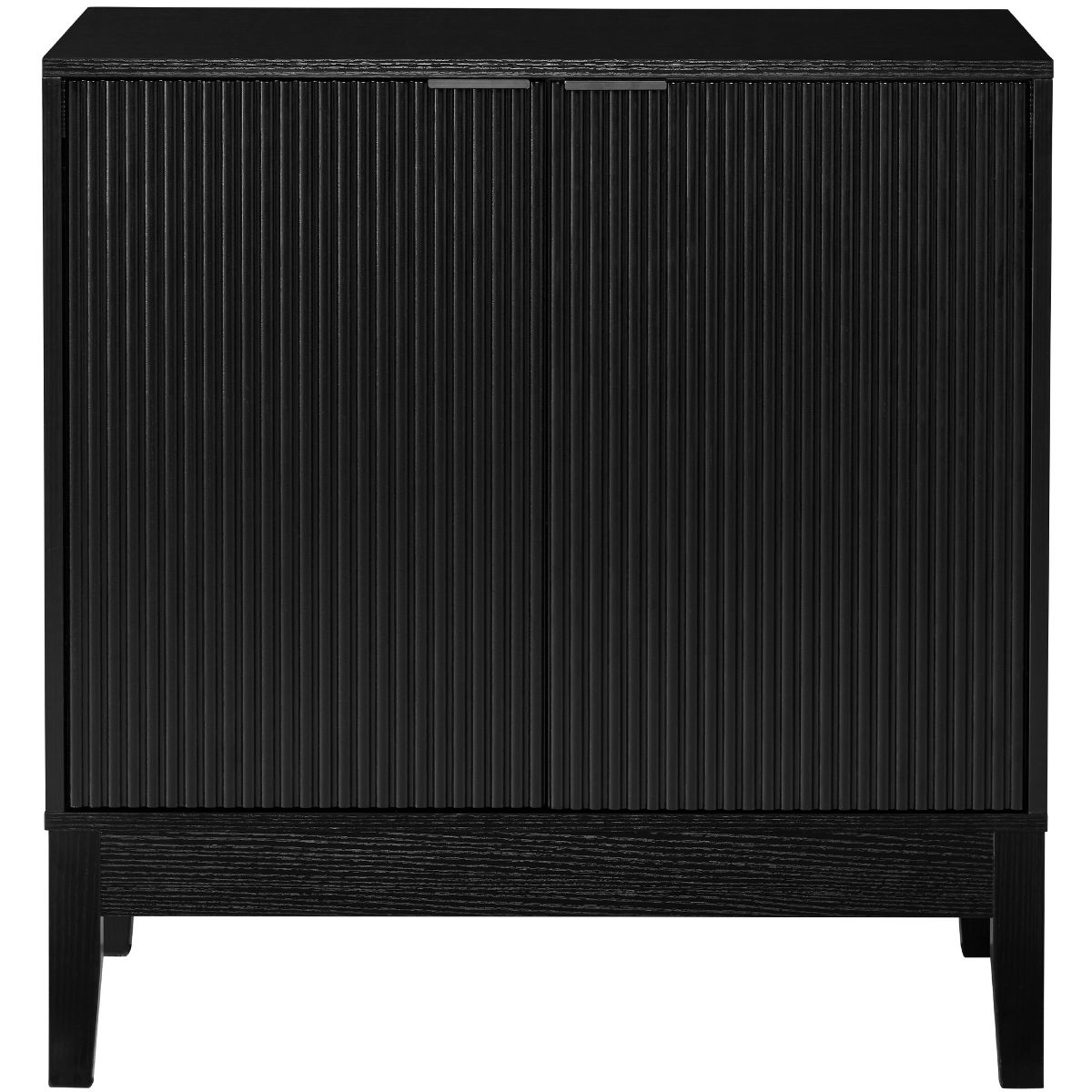 Best Choice Products 2-Door Reeded Storage Cabinet w/ Soft-Close Doors, Multipurpose Accent Furniture - Natural