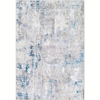 Mark & Day Rijt 5'2"x7' Rectangle Woven Indoor Area Rugs Dark Blue: Stain-Resistant, Pet Friendly, Modern, Dining & Living Room