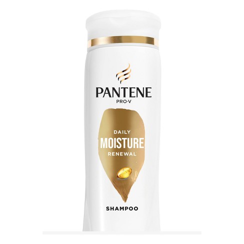 Pantene Shampoo, Cleanse and Nourish for Dry Damaged Hair, Daily Moisture  Renewal, Safe for Color Treated Hair, Paraben Free, for Women and Men, 17.9