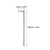 Unique Bargains S2 Steel Ball End Tip Extra Long Arm Metric Hex Key Wrench - 2 of 4