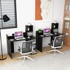 Tangkula 48" Modern Computer Desk Home Office Workstation w/ Hutch & Storage Shelves - 2 of 4