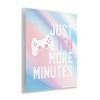 Stupell Industries Pastel Ten More Minutes Gamer Wall Plaque Art - 2 of 4