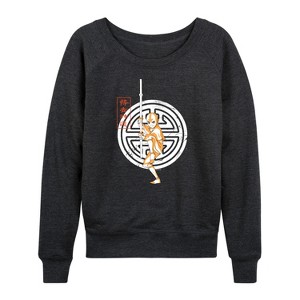 Women's - Avatar: The Last Airbender - Aang Crest Lightweight French Terry Slouchy - 1 of 4