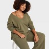 Women's Pullover Pajama Sweater - Auden™ - 3 of 3