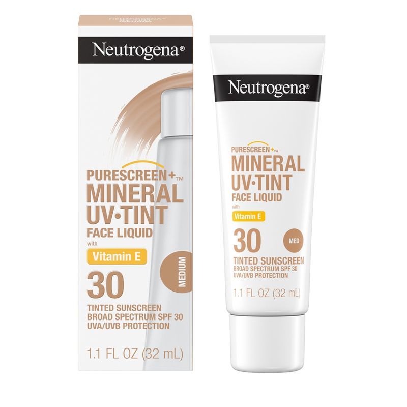 Neutrogena Mineral UV Tint Face Liquid Sunscreen - SPF 30 - 1.1oz, 3 of 8