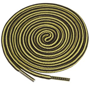 INSPIRE CHIC Dual Colored Durable Striped Shoelaces 1 Pair - 1 of 4