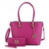 MKF Collection Vanessa Women's Fashion Tote & Wallet Set Handbag by Mia K - 2 of 4