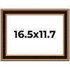 PosterPalooza | Weathered Gold Picture Frame - UV Acrylic, Backing Board, Hanging Hardware Included - 2 of 4