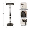 Kate and Laurel Carling Metal Pedestal Table and Plant Stand - 2 of 4