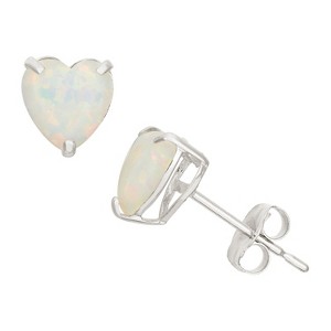 Designs By Gioelli 10K White Gold Gemstone Stud Earrings - 1 of 2
