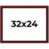 PosterPalooza | Weathered Red Picture Frame - UV Acrylic, Backing Board, Hanging Hardware Included - 2 of 4