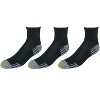 Gold Toe Men's Athletic Outlast Quarter Socks (3 Pair Pack) - 4 of 4